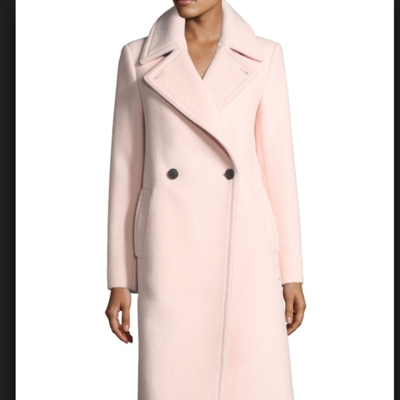 blush wool coat